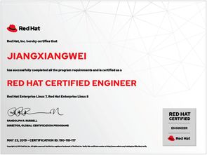 喜報(bào) 我院16級(jí)計(jì)算機(jī)網(wǎng)絡(luò)技術(shù)專業(yè)蔣祥威同學(xué)榮獲RHCE認(rèn)證，彰顯專業(yè)實(shí)力